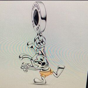 Pandora Silver and Gold Disney Character Charm